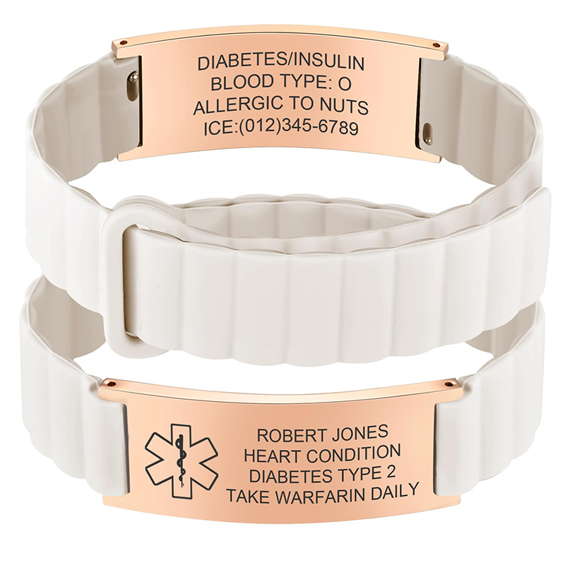 Rugged Sport Strap - Individuelles Medizinisches ID-Armband für Männer und