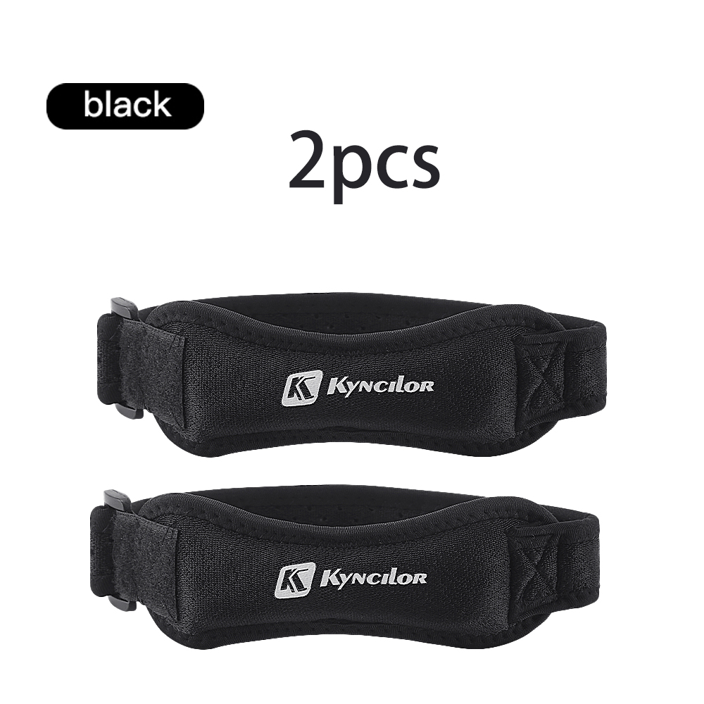 Rugged Sport Strap - 2 Stück verstellbare Knie-Patella-Stützgurte, atmungsaktive Sport-Kniebandage