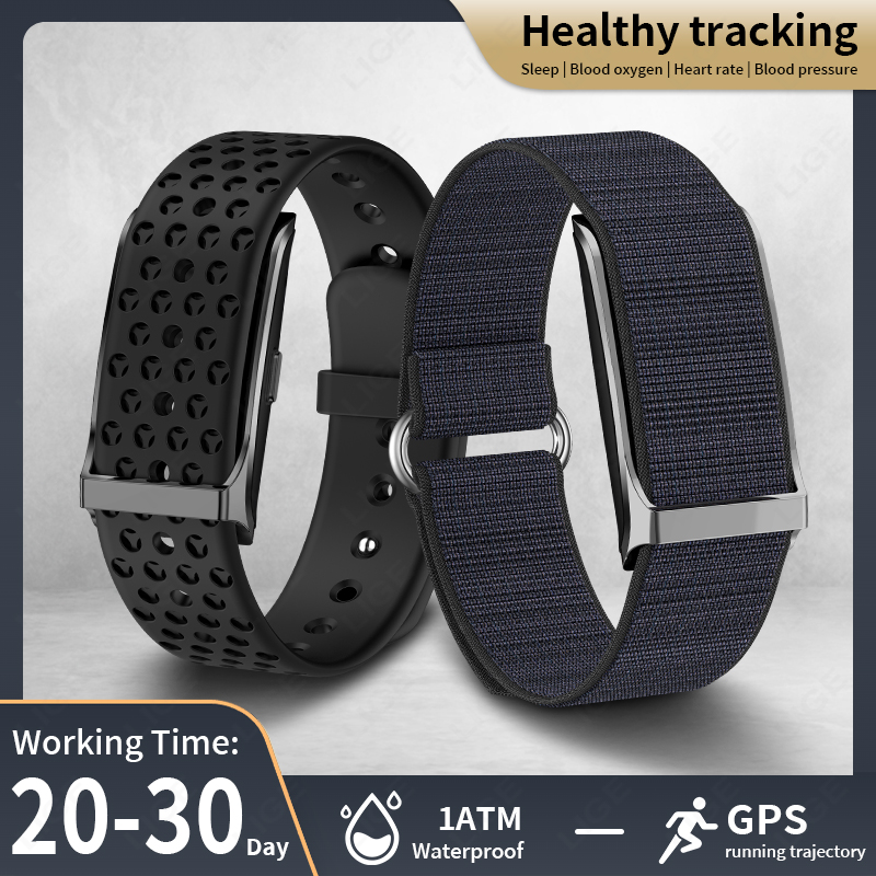 Android Smartwatch Accessories - LIGE Smart Uhr Herzfrequenz Blutdruck Monitor