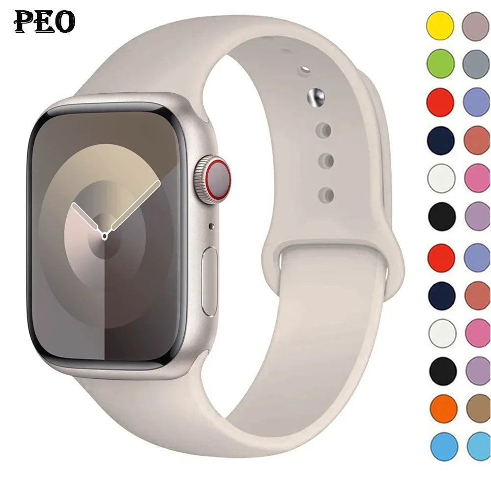 Smartwatch Watch Accessories For Women - Silikonband für Apple Watch Armband 44mm