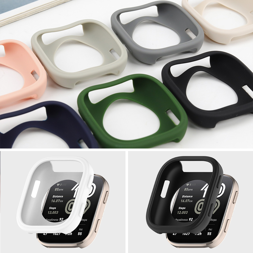 Smartwatch Band Accessories - TPU/PC/Silikonhülle für Amazfit BIP 6 Displayschutzfolie