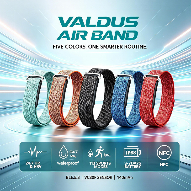 Android Smartwatch Accessories - VALDUS Air Band Smart-Armband für Männer