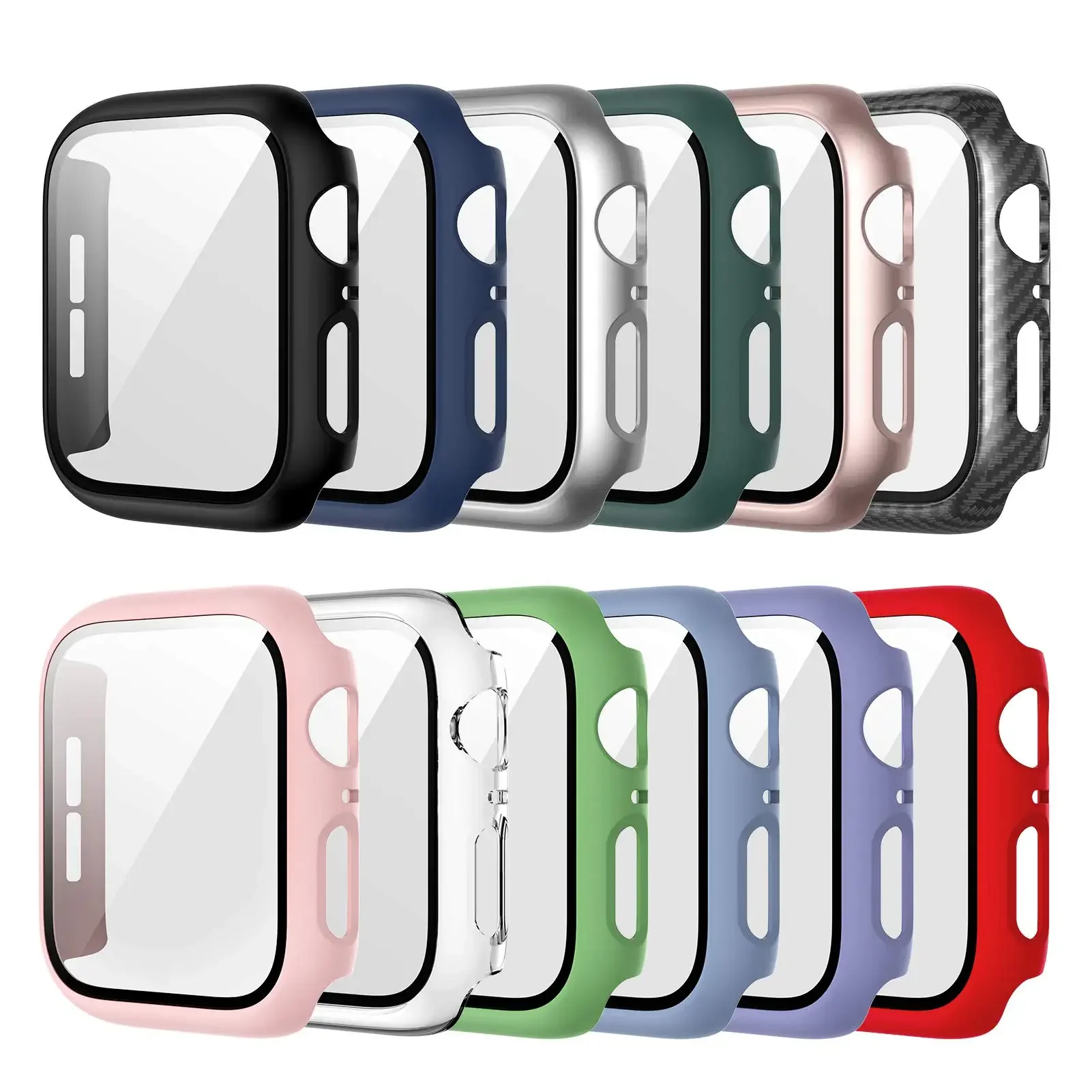 Smartwatch Icon - Gehärtetes Glas + Abdeckung für Apple