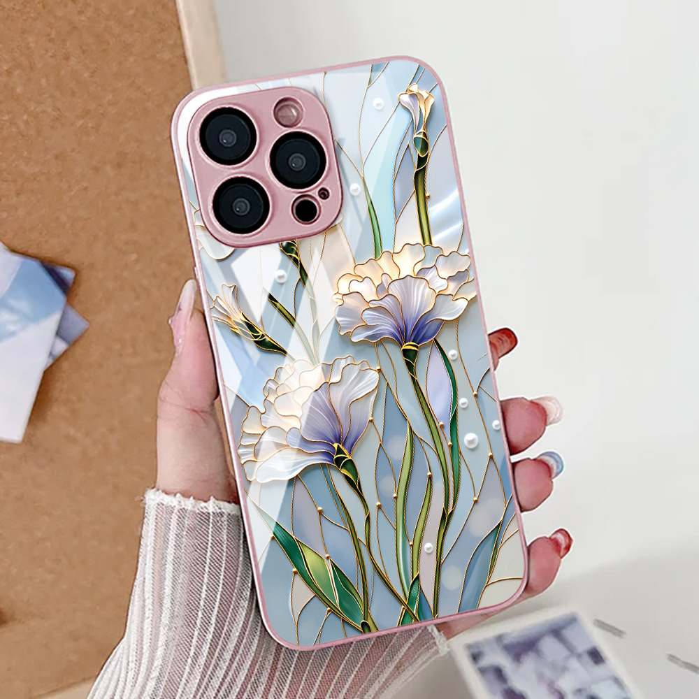 Screen Protector Film - Lotusblume Handyhülle für iPhone 16 Pro