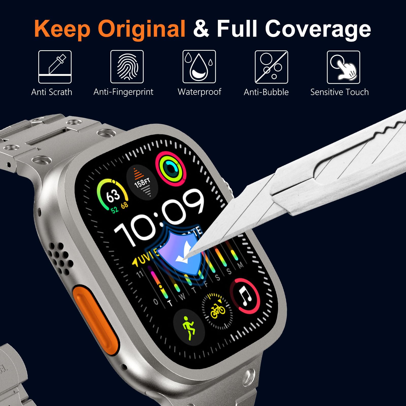 Gehärtetes Glas für Apple Watc – Smartwatch Watch Accessories For Women Bewertung und Preis