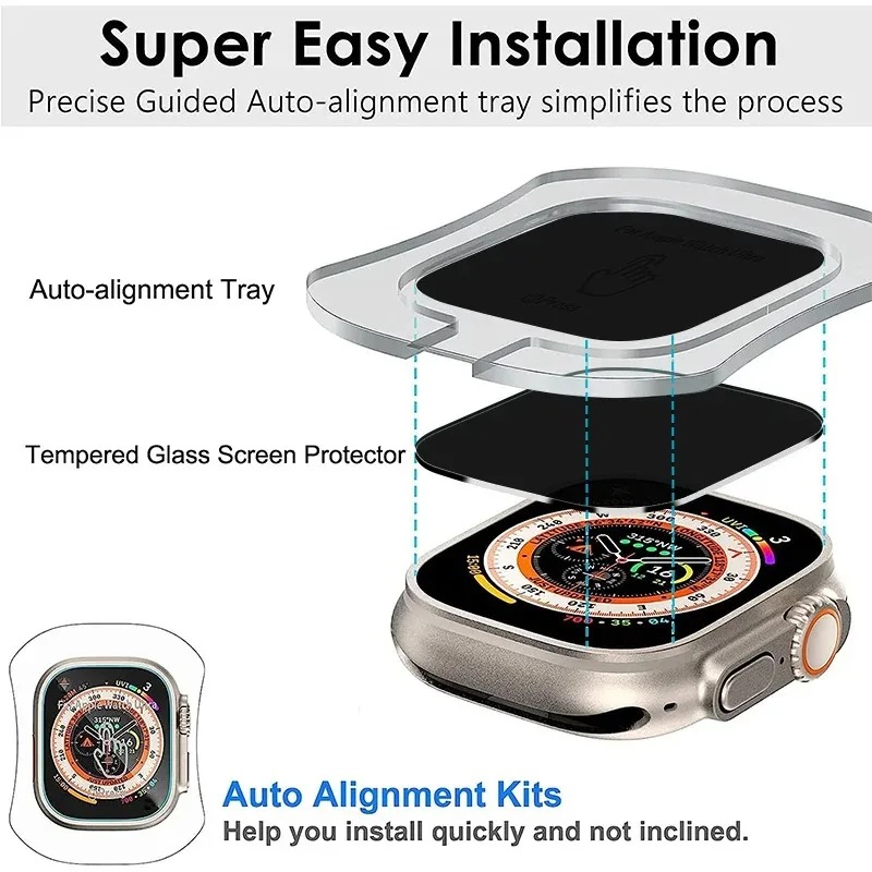 Gehärtetes Glas für Apple Watc – Watch Face Protector Bewertung und Preis