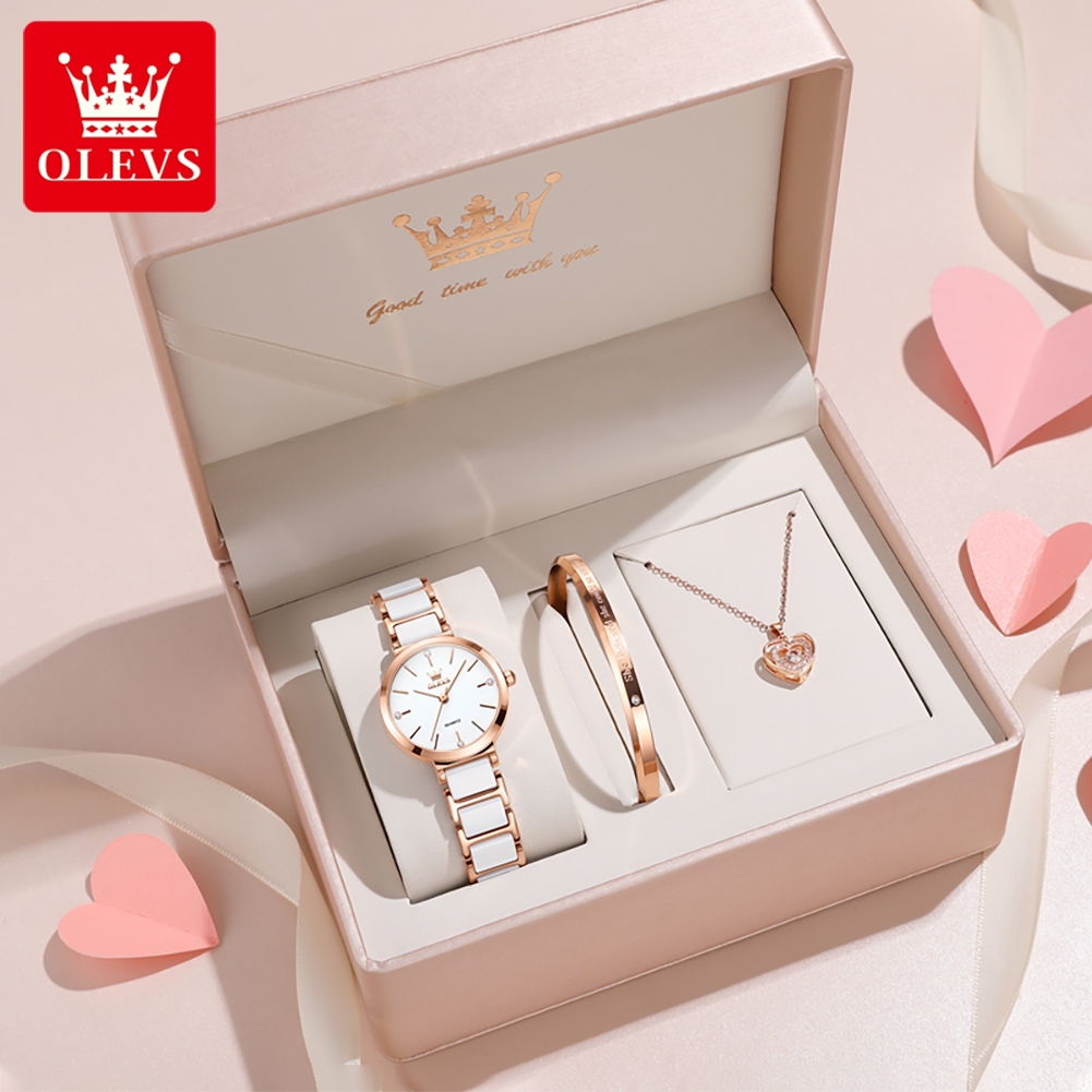 OLEVS Damenuhr 5877, luxuriöse – Accessories With Watch Bewertung und Preis