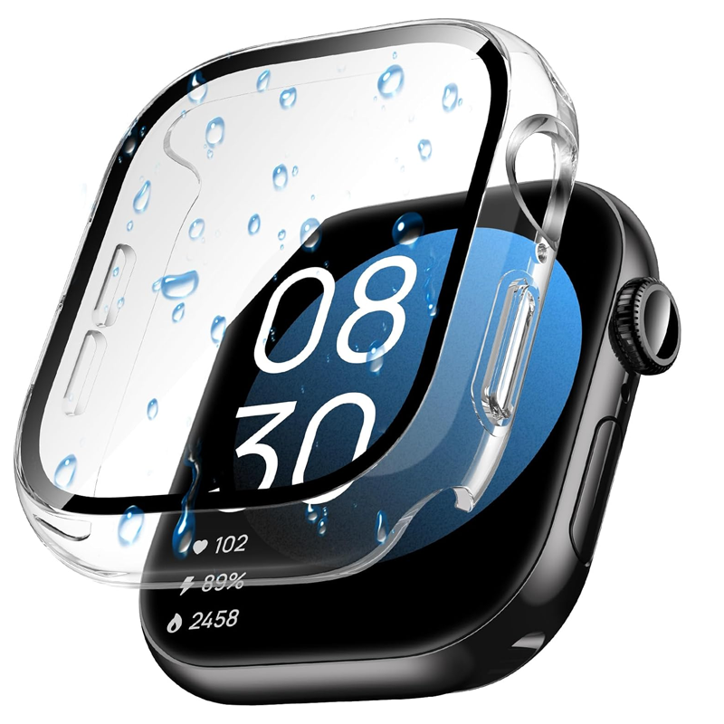 Glas+Hülle für Apple Watch 44m – Smartwatch Band Accessories Bewertung und Preis