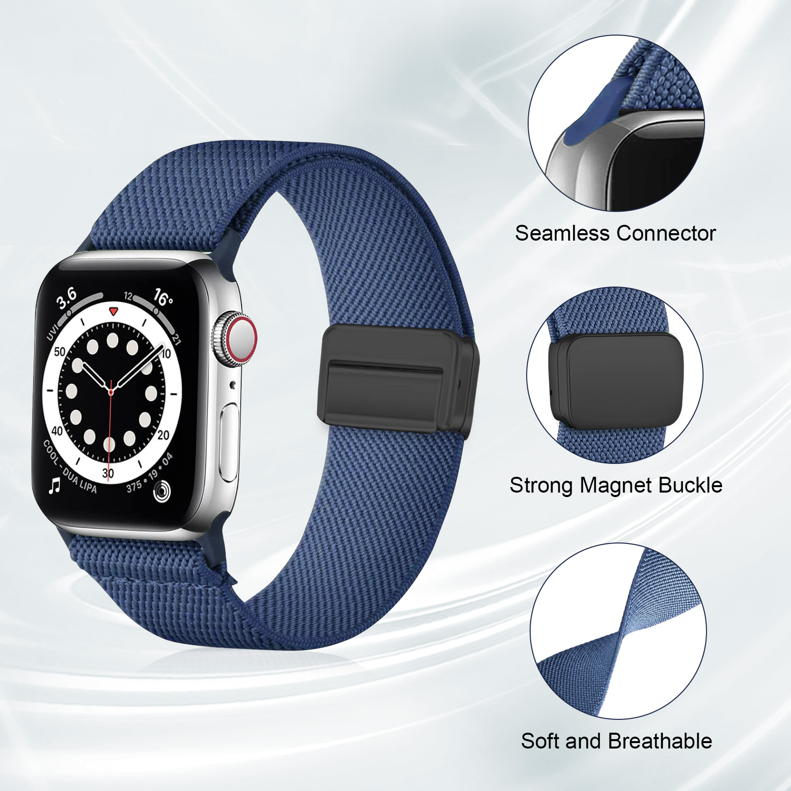 Magnet armband für Apple Watch – Solo Loop Strap Bewertung und Preis