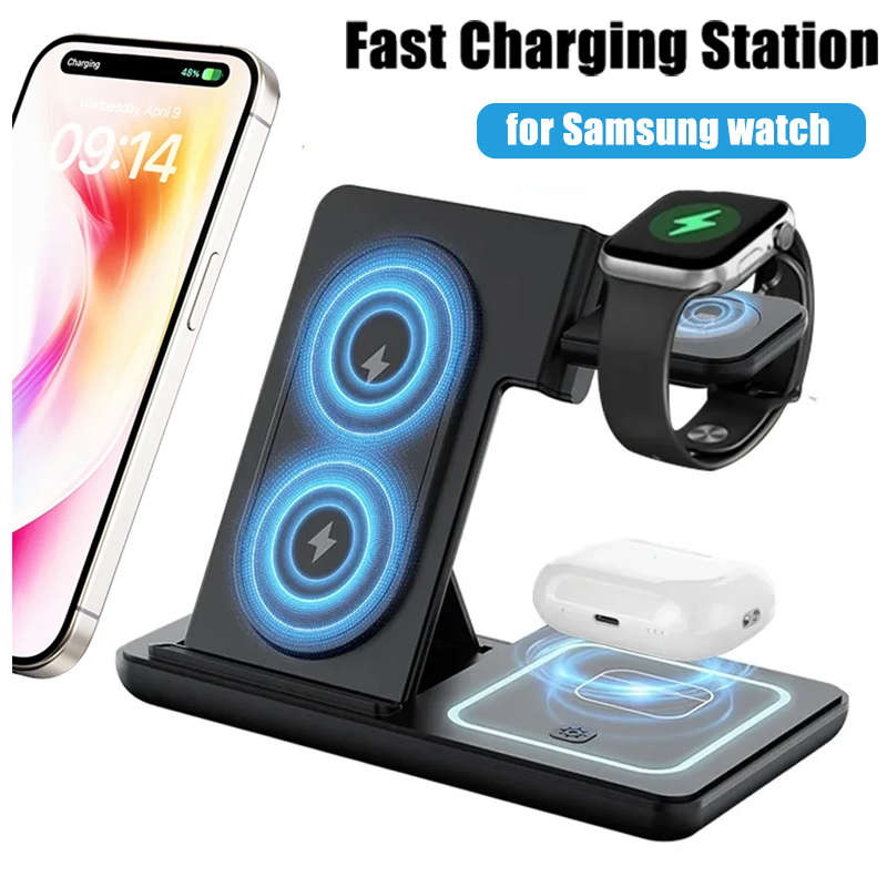 3-in-1 faltbarer kabelloser La – Wireless Charger Watch Bewertung und Preis