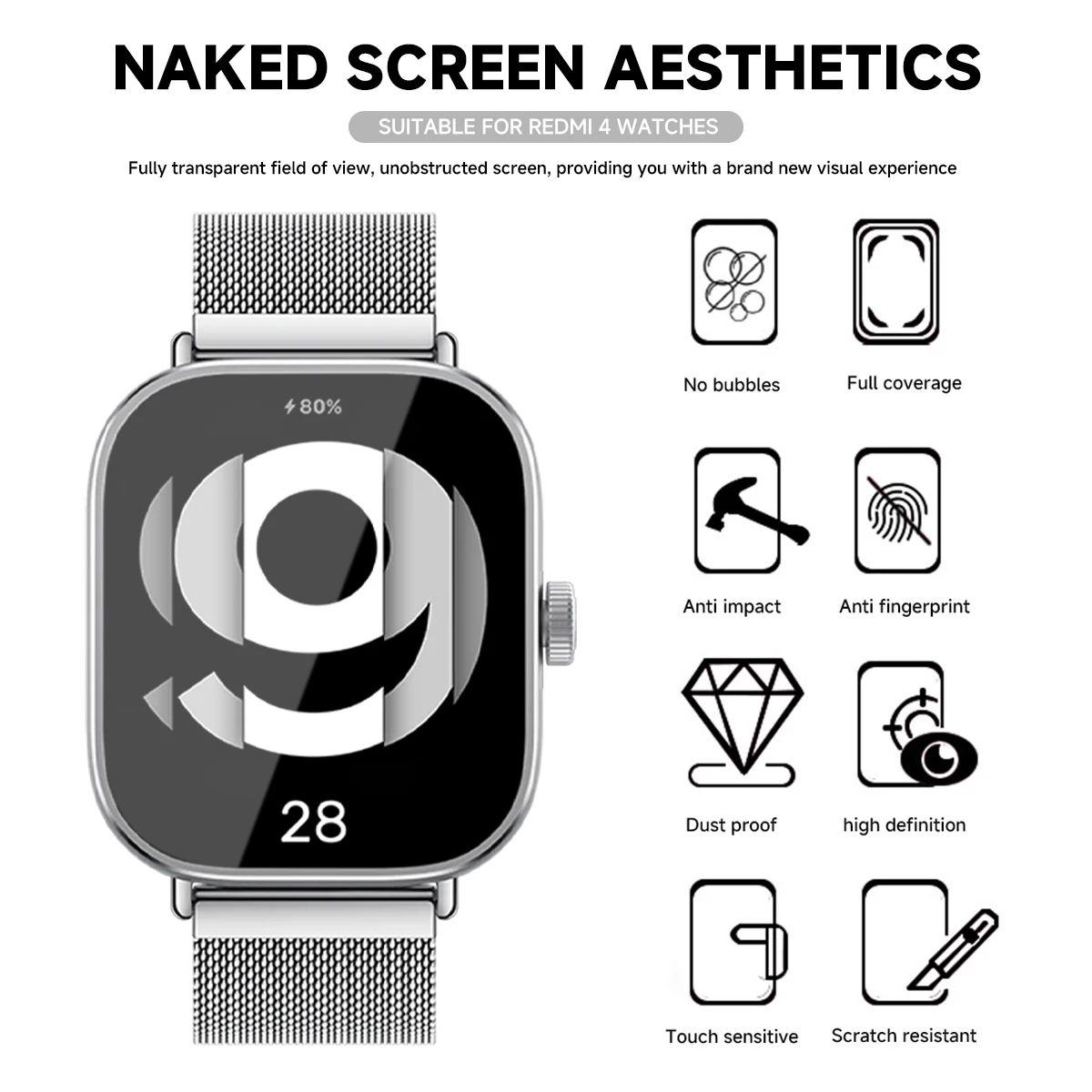 Gehärtetes Glas für Xiaomi Red – Smartwatch Icon Bewertung und Preis
