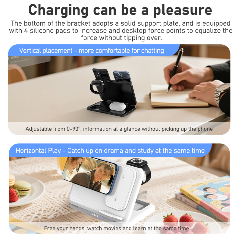 4 in 1 Dual Phone Wireless Cha – Wireless Charger Watch Bewertung und Preis