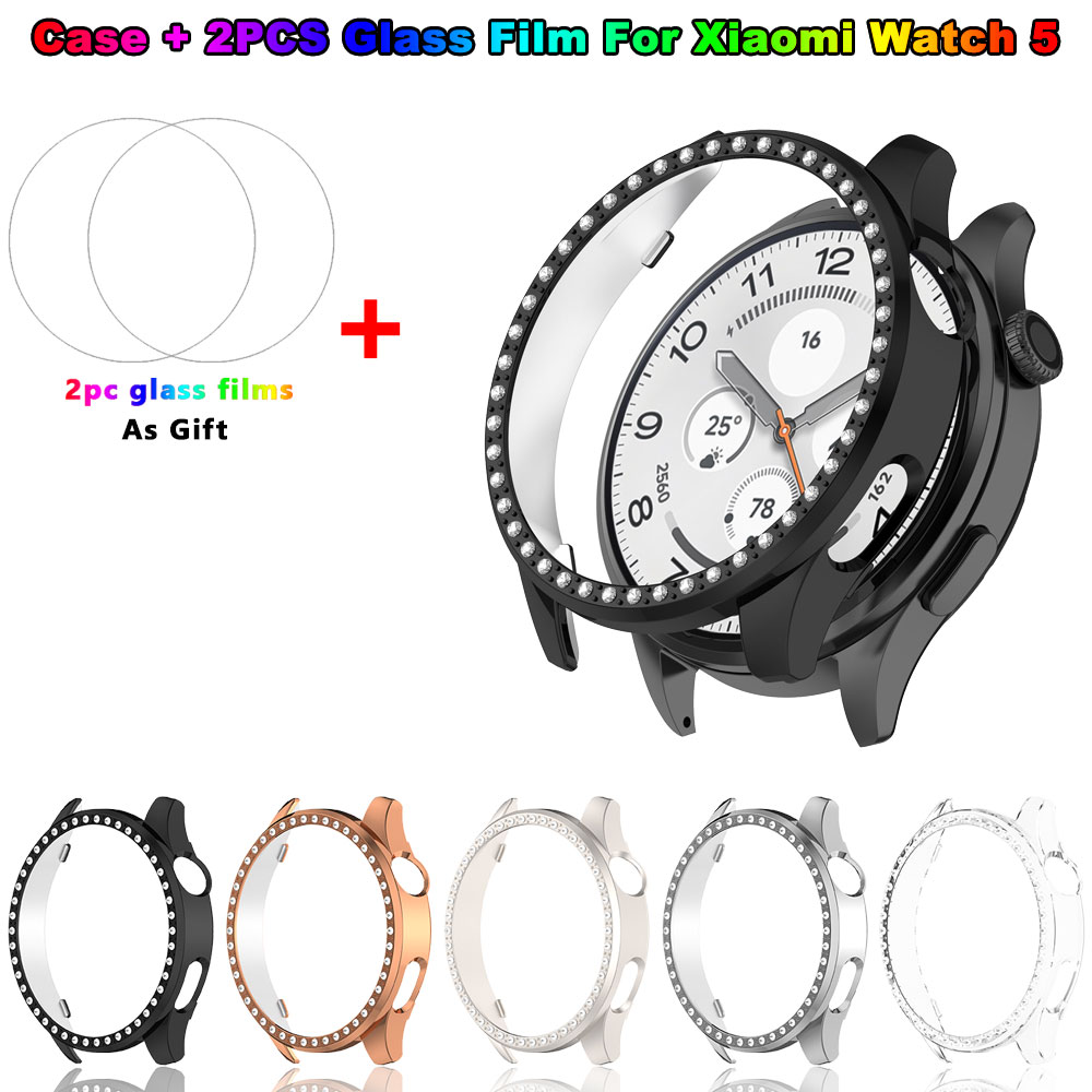 Bling PC-Hülle + Glasfolie für – Android Smartwatch Accessories Bewertung und Preis