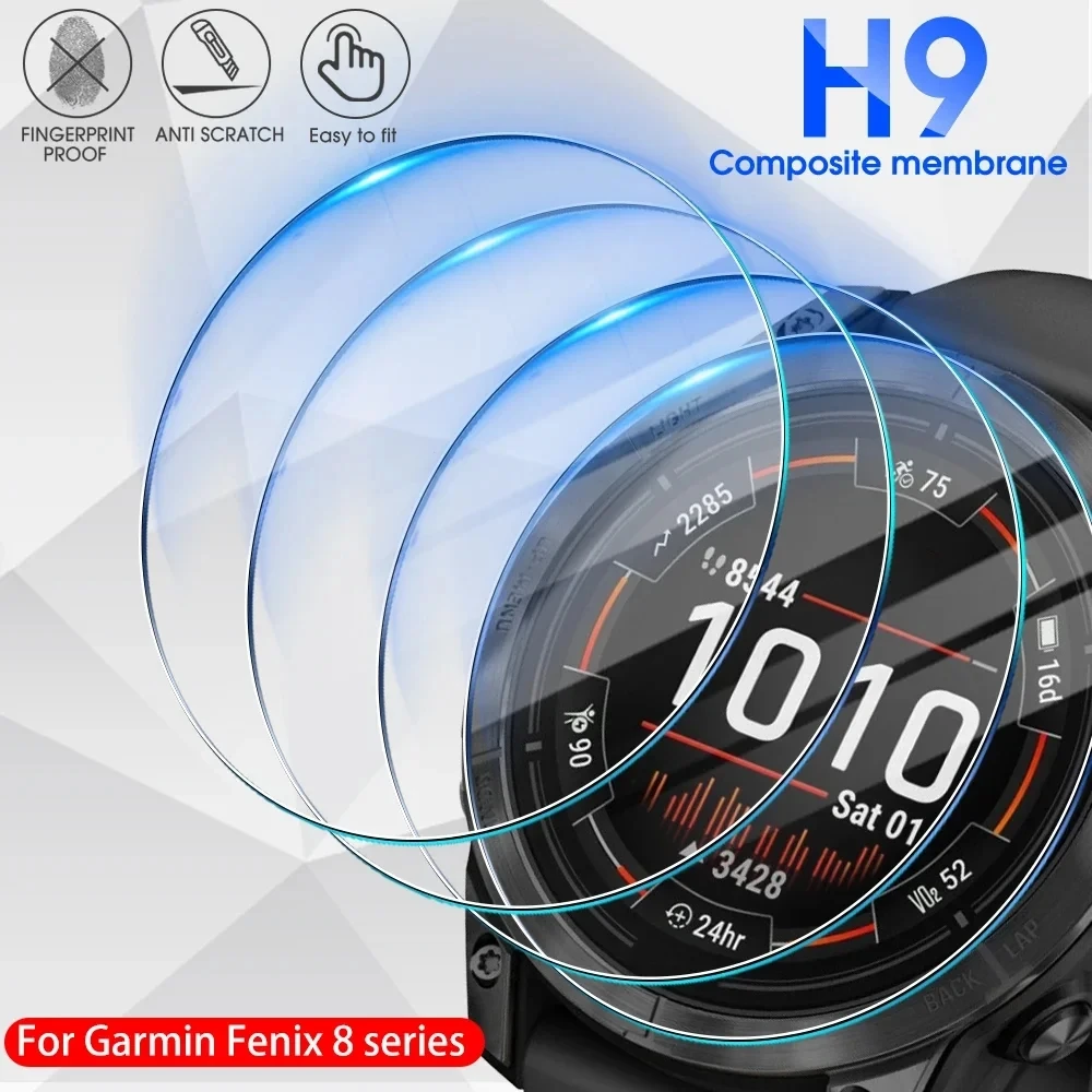 1/5 Stück 9H HD gehärtetes Gla – Smartwatch Icon Bewertung und Preis